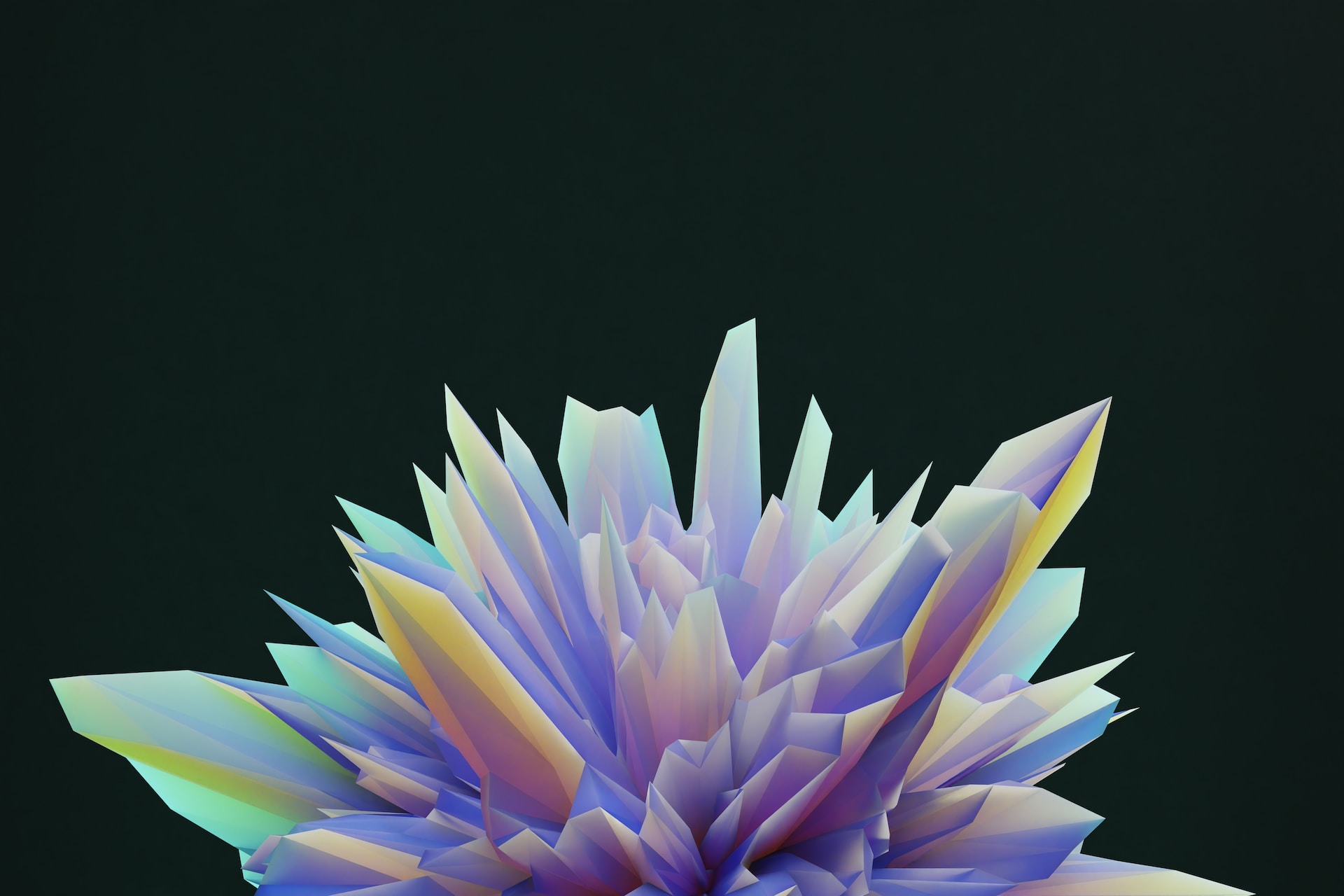 Abstract colored cubes